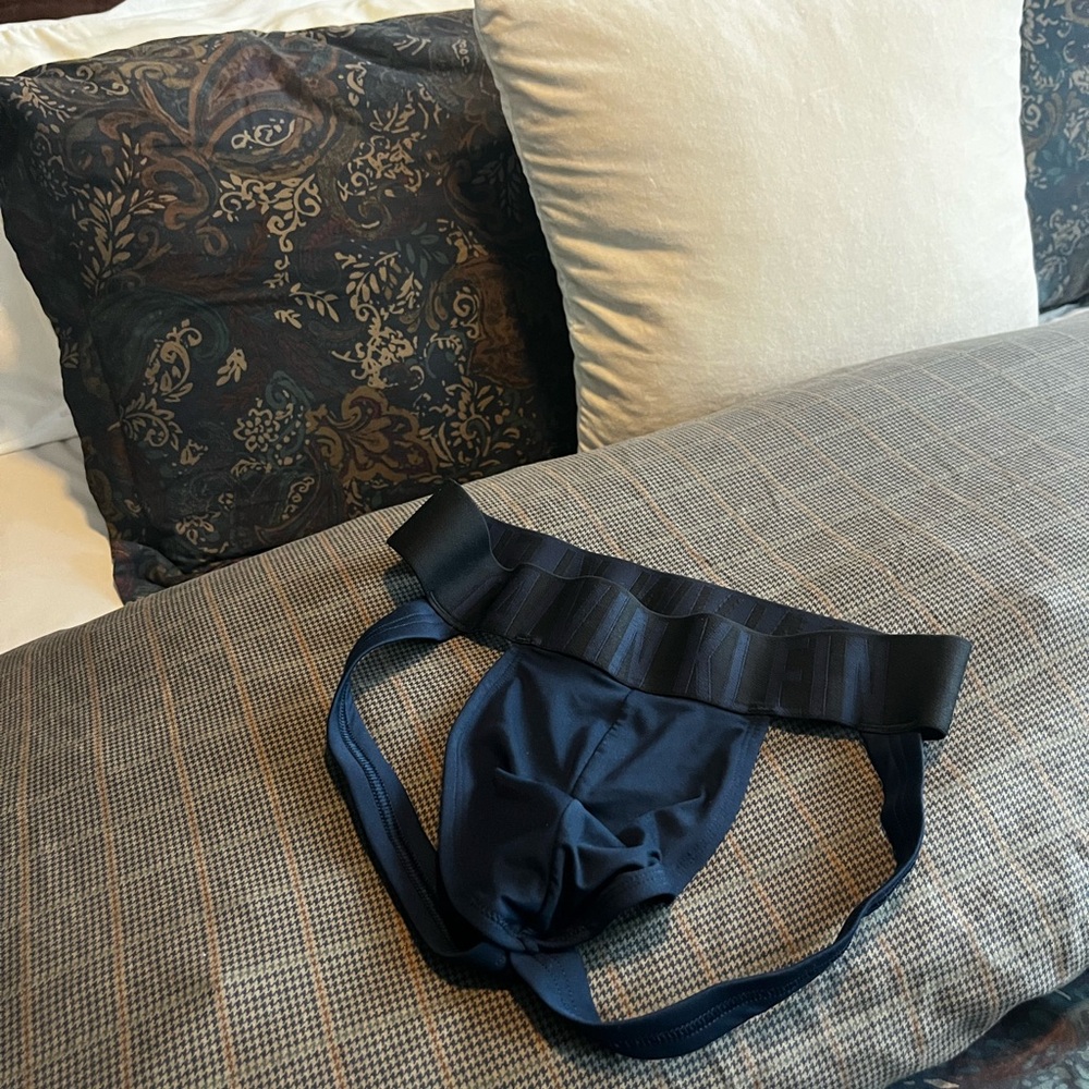 Calvin Klein Navy Jockstrap- size small